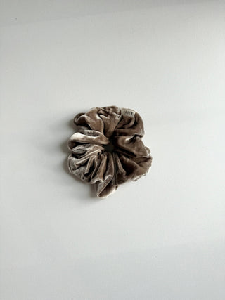 Silk Velvet Scrunchies - Tea Citrine