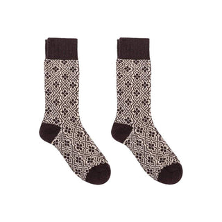 Ulf Merino Wool Socks  in PERFORM™ - Coffee (Large)