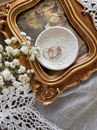 Floral Lace Ring Dish
