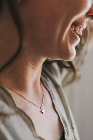 Butterfly Necklace Gold Filled Dainty
