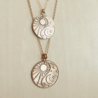 Sun + Moon Big - Talisman Necklace