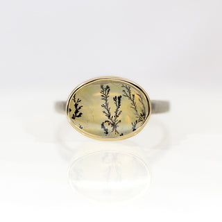 Dendritic Quartz Statement Ring