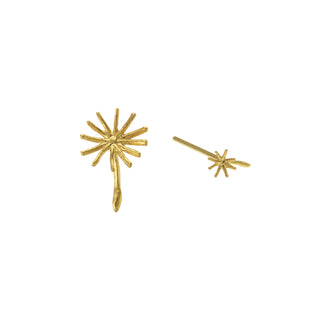 Asymmetric Dandelion Fluff Earrings