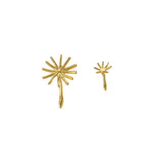 Asymmetric Dandelion Fluff Earrings