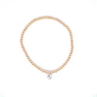 Gold Filled 3mm Single Lucky Stone Bracelet