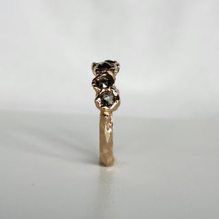Barnacle Salt & Pepper Diamond Ring