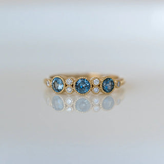 Blue Sapphire Trinity