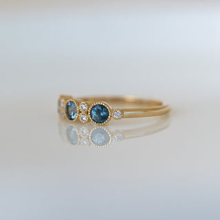 Blue Sapphire Trinity