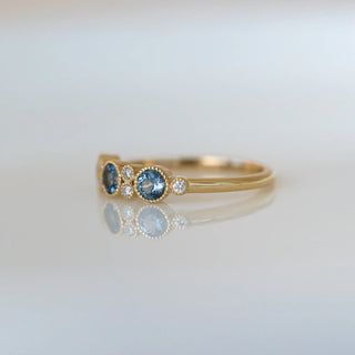 Blue Sapphire Trinity