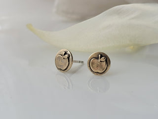 Bronze "Apple" Studs