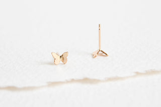 14k Gold Filled Butterfly Studs