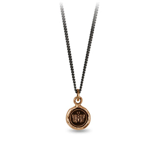 Butterfly Bronze Talisman Necklace