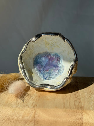 Two Inch Artisan Dish - Lavender Centre
