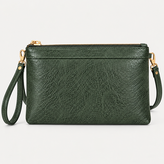 Maeve Bag - Leafy Green Pebbled