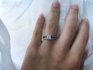 Classic Concept Split Shank Diamond Ring