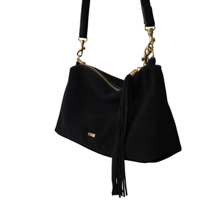 Colson Bag - Black Suede
