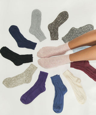 Cotton Jenny Socks - Black