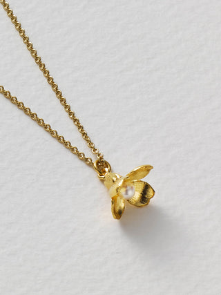 Cuckoo Flower Necklace with Pearl