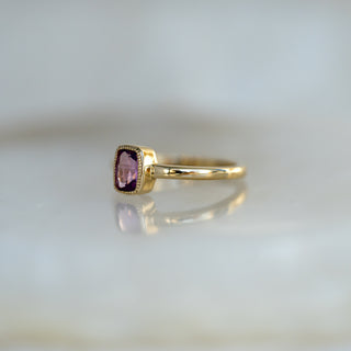 Cushion Cut Pink Sapphire Ring