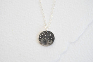 Starry Night Disc Necklace