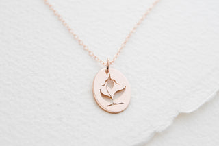 Rocky Mountain Orchid Wildflower Necklace