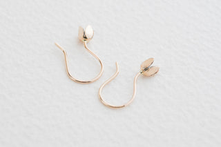 14K Gold Filled Tulip Drop Earrings