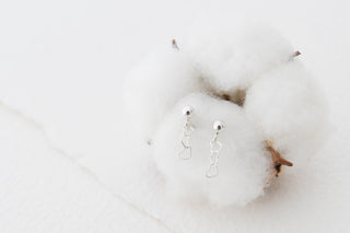 Triple Heart Studs- Sterling Silver