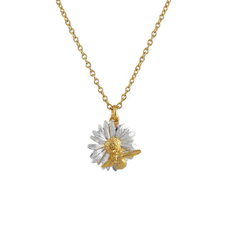 Daisy Necklace with Teeny Weeny Bee