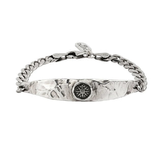 Direction Sterling Silver Wide Bar Bracelet
