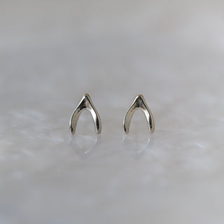 Marmalade Designs Sterling Silver "Wishbone" Sculpted Studs