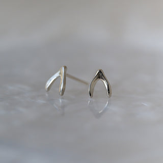 Marmalade Designs Sterling Silver "Wishbone" Sculpted Studs