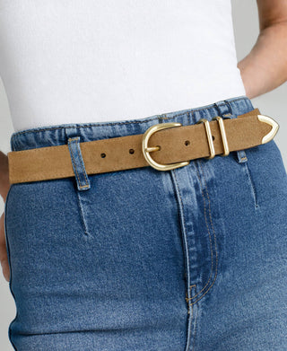 Fayla Suede Belt - Olivetta