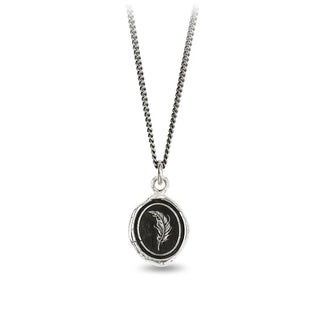 Feather Talisman Necklace Sterling Silver