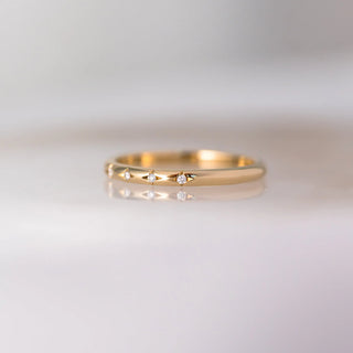 Five Star Set Diamond Wedding Band