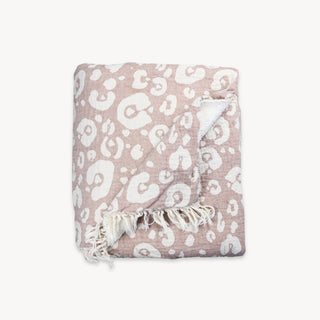 Fleece Lined Throw - Vintage Java