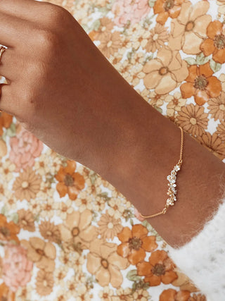 In-Line Garden Gathering Itsy Bitsy Bee Charm Bracelet