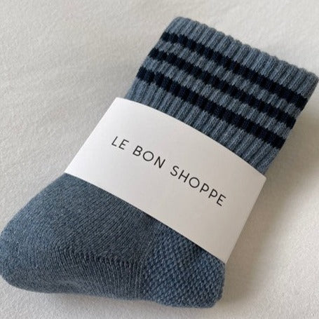 Le Bon Shoppe Girlfriend Socks -Indigo