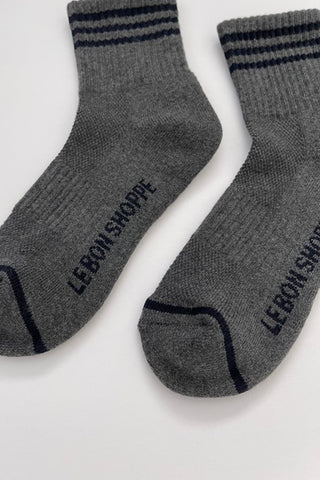 Girlfriend Socks - Soot