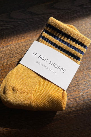 Le Bon Shoppe Girlfriend Socks - Gold