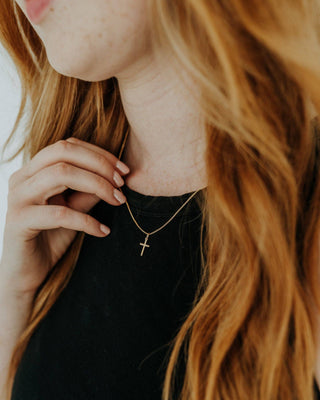 Gold Cross Necklace