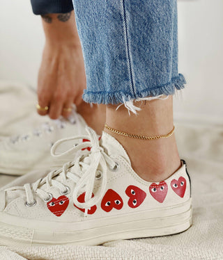 Gold Filled Curb Chain Anklet