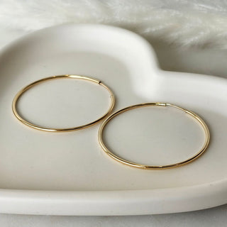 Gold Filled Sleeper Hoops