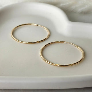 Gold Filled Sleeper Hoops