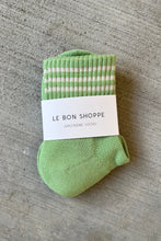 Load image into Gallery viewer, Le Bon Shoppe Girlfriend Socks - Green Leaf