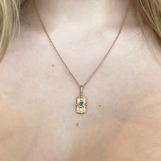 Guiding Light Blue Sapphire Necklace