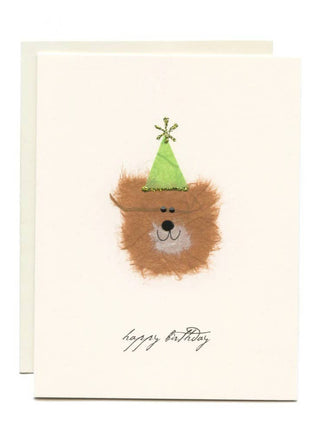 "Happy Birthday" Bear with Green Hat