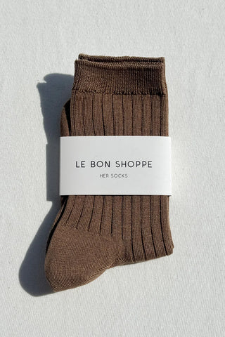 Her MC Socks - Dark Tan