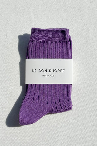 Her MC Socks - Violet