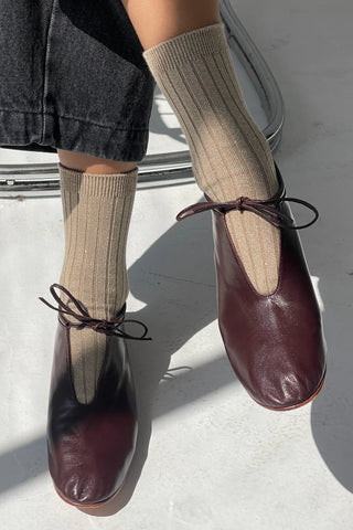 Her Modal Socks - Ash Glitter
