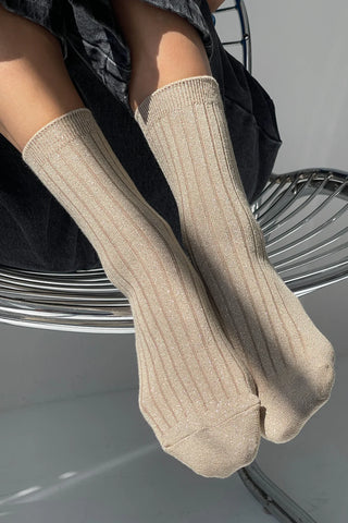 Her Modal Socks - Ash Glitter
